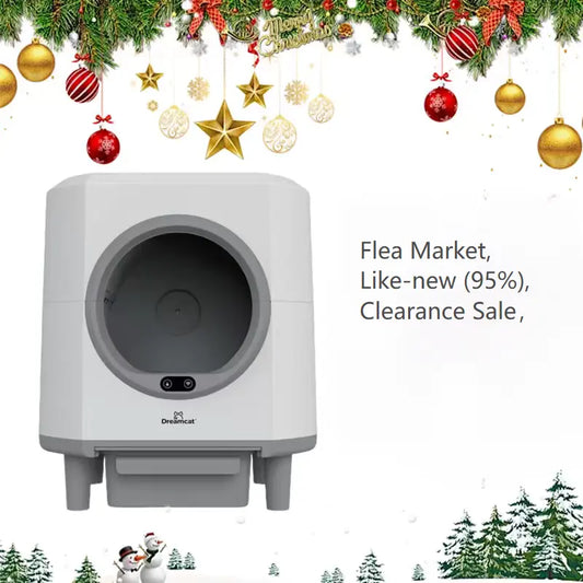 Dreamcat Smart Self-Cleaning Cat Litter Box - APP Controlled, Advanced Odor Control, 80L Capacity, Easy Cleanup, Modern Design, High Privacy & Safety Features - Clearance Sale!